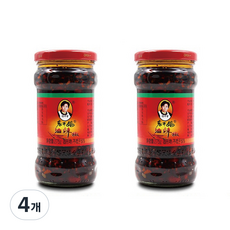 라오깐마 라조장 고추소스, 275g, 4개
