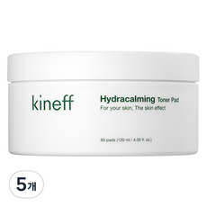 키네프 하이드라 카밍 토너 패드 120ml, 60매입, 5개