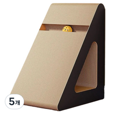 알송이 고양이 긁기 보드 수직 삼중 고양이 긁는 기둥 일반 중공 문제, 혼합색상, 5개