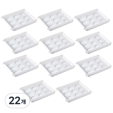 마이닝 슬라이딩 옷정리 수납트레이 소, 22개