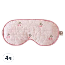Hyunmi-onmi 刺繡系列眼部熱敷包 滿滿櫻桃, 4個