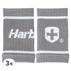 하빈져 스웻밴드 손목아대 2p, 그레이, 3개