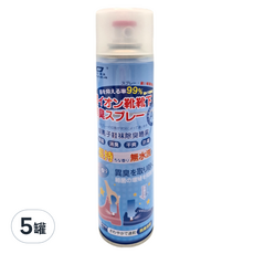 DUER 杜爾德澳 銀離子鞋襪除臭噴霧, 抗菌 消臭 乾爽 防水 無水洗, 360ml, 5罐