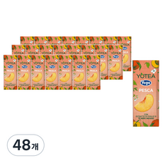 요가 복숭아 홍차, 200ml, 48개