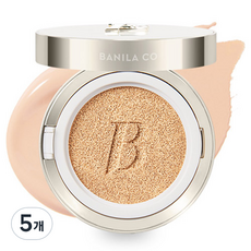 BANILA CO 芭妮蘭 Covericious 極致亮白氣墊粉底 14g, 21 自然, 5個