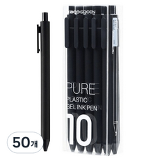 KaCO Pure Soft凝膠筆 0.5mm, 黑色, 50個