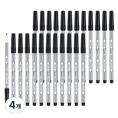 Lineplus 經典簽字筆, 黑色, 48個