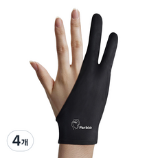 파블로테크 드로잉장갑 타블렛장갑 드로잉장갑 로고 랜덤발송 PR-01, 4개, 1개입