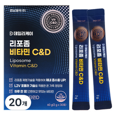 Kyung Nam Pharm 慶南製藥 Daily K 脂質體維他命C&D 30包, 20個, 60g