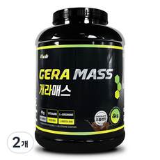 메이크바디 헬스 단백질 보충제 게라매스 초코맛, 4kg, 2개