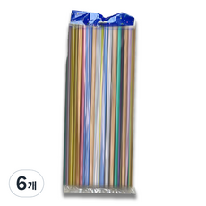 MaDaKkuMi 魔術魔法派對長條氣球 100入, 6個, 珠光混色