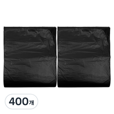 World Clean 垃圾分類用黑色塑膠袋, 40L, 400個