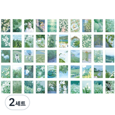 정월나나 프리미엄 노트북 캐리어 DIY 캠핑 데코 스티커 50종 세트, 2세트, 스타일 03