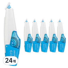 델리 수정테이프 K71461, 블루, 24개