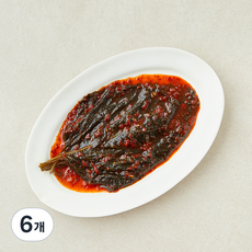 천년의반찬 양념깻잎, 1kg, 6개