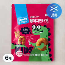 푸디버디 재미있는 영어치킨너겟 (냉동), 500g, 6개