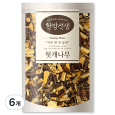 한방선생 국내산 헛개나무 가지 특품, 600g, 6개