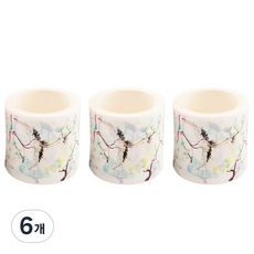 풍경 일러스트 마스킹 테이프 5m, 6개, 학과 소나무