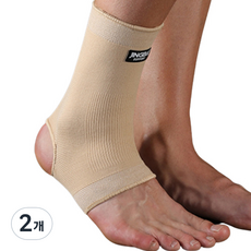 징바 데일리 슬림 압박 발목 보호대 좌우세트, 2세트, 스킨