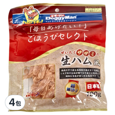 DoggyMan 多格漫 雞肉火腿薄片, 雞肉火腿, 100g, 4包