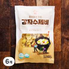 쿡탁 감자수제비 2~3인분, 400g, 6개