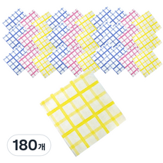大英可水洗格紋抹布 隨機出貨 380*380mm, 180條, 1條