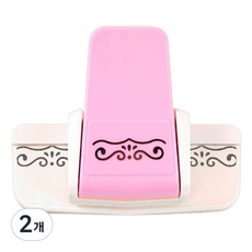 DAISOY 蕾絲邊框裝飾造型打孔機, 2個, TYPE 01 麻花蕾絲