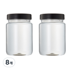 MAKA EVERY ONE KITCHEN Tritan Daon 塑膠瓶 黑色瓶蓋, 8個