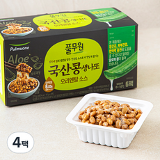 풀무원 국산콩 오리엔탈 알로에 생나또, 45g, 6개입, 4개