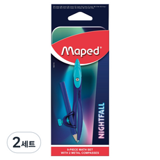 Maped 9件組圓規 Night Fall 套組, 2套