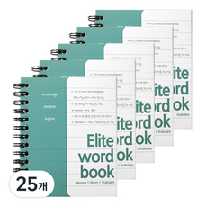 2Youngdesign 菁英單字筆記本 65頁, 孔雀綠, 25個