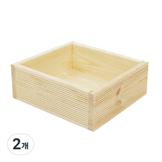 네이쳐 원목 수납박스, 수납박스27, 2개
