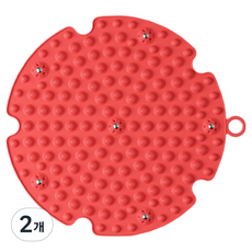 All-in-cell 每日腳底按摩墊 52 x 52 cm, 紅色, 2個