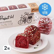 프로젝트H 프로틴 저당 큐브식빵 홍국오트밀 3개입 (냉동), 210g, 2개