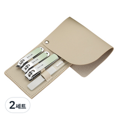 오와이규 다양한 손톱깎이 스핀 4종 세트, 그라데이션 그린, 2세트