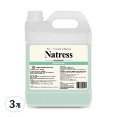 나트리스 강아지 탈취제 피톤치드향, 3.75L, 3개