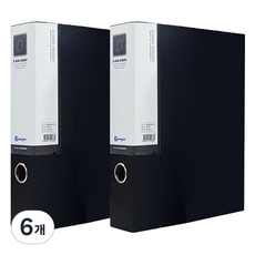 영오 합지 D링 바인더 A4 5cm, 흑색, 6개