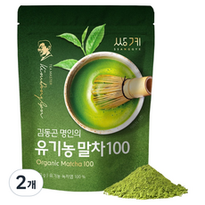 쌍계명차 김동곤 명인의 유기농 말차, 100g, 2개, 1개입