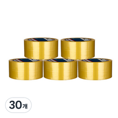 부광테이프 경포장 박스테이프 48mm x 80m, 투명, 30개