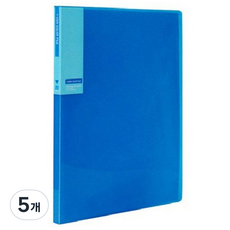 희망 아이콘 15 mm 클리어 화일, 청색, 5개