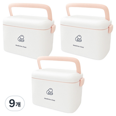 Lifekit 2層急救箱 智能 白色 + 粉色, 9個