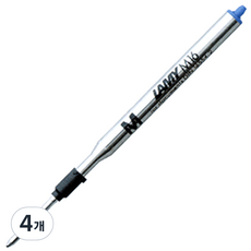 德國 LAMY 油性替換筆芯 M16 M, 藍色, 4個
