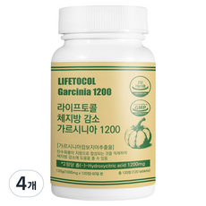 LIFETOCOL 減少體脂肪 藤黃果 1200 120g, 4個, 120錠