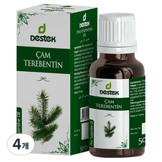 데스텍 아로마 에센셜 파인 터펜타인 오일, 20ml, 4개
