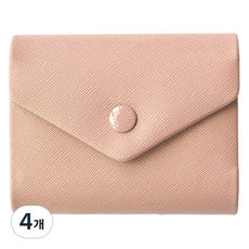 플레픽 썸네일 젠틀 미니 바인더 3공, 태닝 핑크, 4개