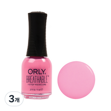 ORLY Breathable二合一彩色護甲油, 2070013號, 11ml, 3個