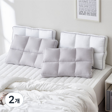 에어룸 코지드림 클라우드 입체베개, 그레이, 2개