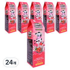 홈앤키즈 밀키 스트로우 딸기맛, 78g, 312개