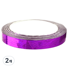 ELP KOREA Eko 鋸齒形美甲線條膠帶, 紫色, 2個
