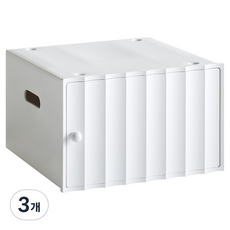 Luminer Temba 收納整理箱, 白色, 3個